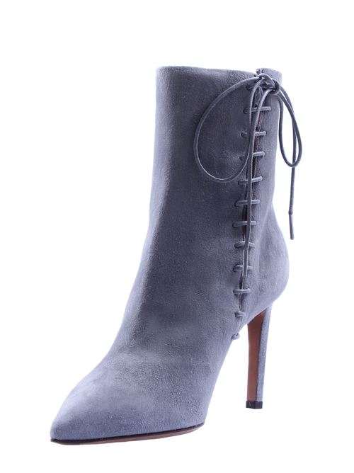 Tronchetto in suede con lacci L'AUTRE CHOSE | OSK10985WP05401047CEMENTO